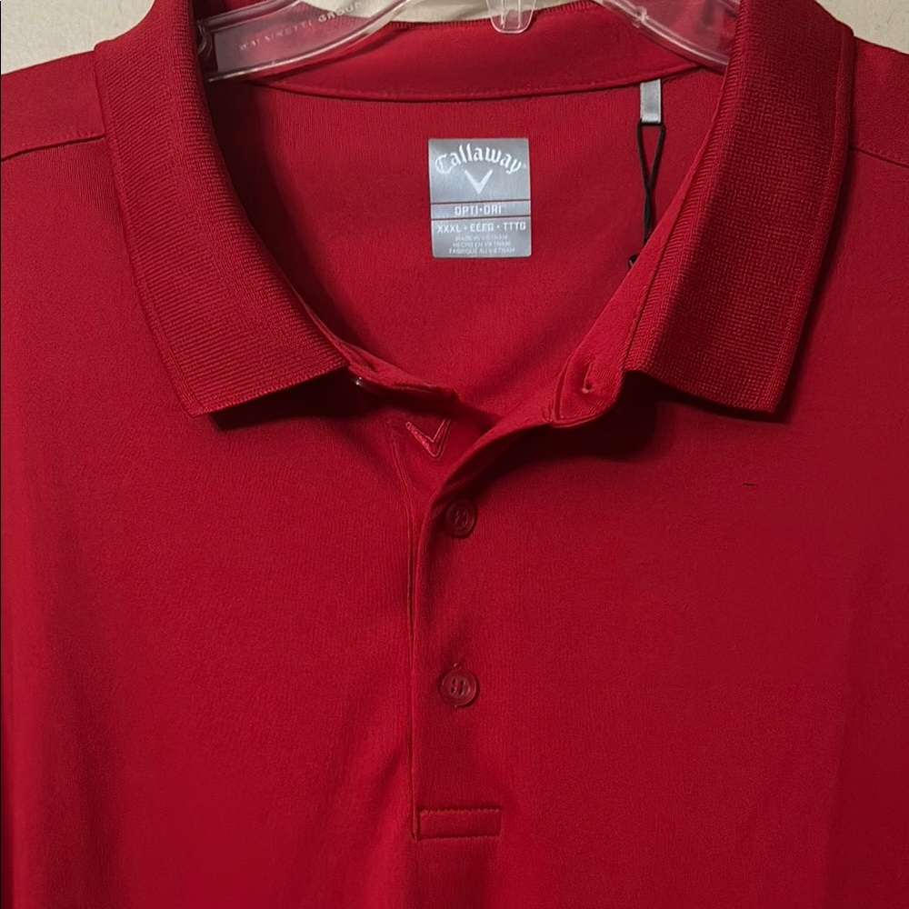 Callaway Men's Red Polo Shirt